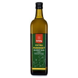 GRIZLY Olivový olej extra panenský 1000 ml - znečištěná etiketa